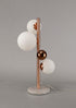 Rome Table Lamp 3 Light With Black Marble Base